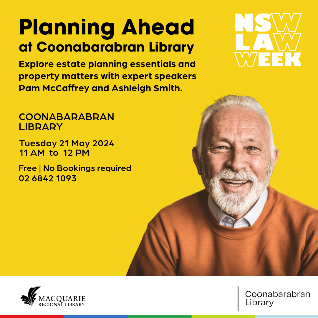 Planning Ahead @ Coonabarabran Library